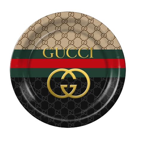 gucci inspired plates